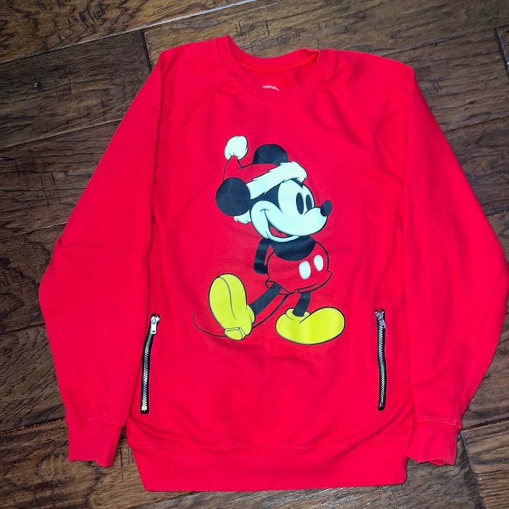 Mickey Mouse red sweater